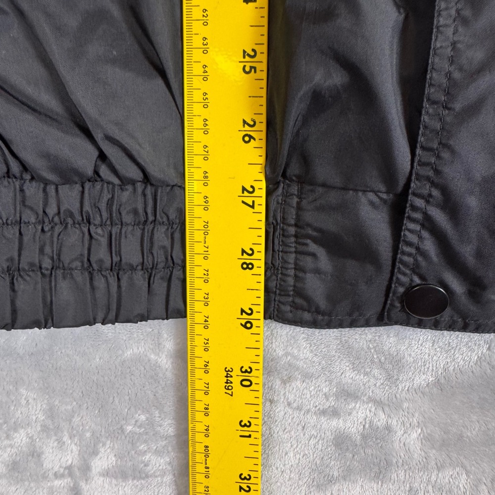Vintage Converse All Star Windbreaker Nylon Jacket Mens L Black - Picture 4 of 9